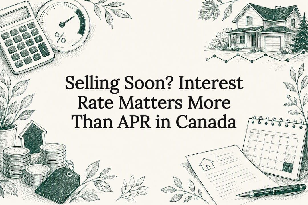 Selling Soon? Interest Rate Matters More Than APR in Canada