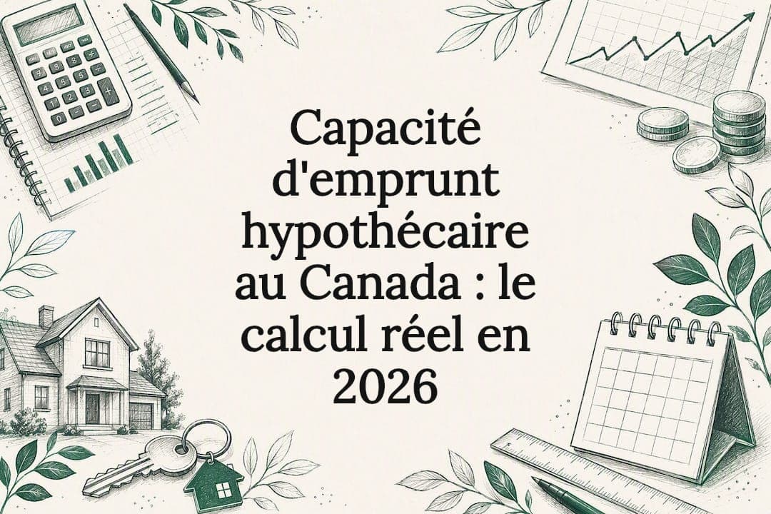 Capacité d'emprunt hypothécaire au Canada : le calcul réel en 2026