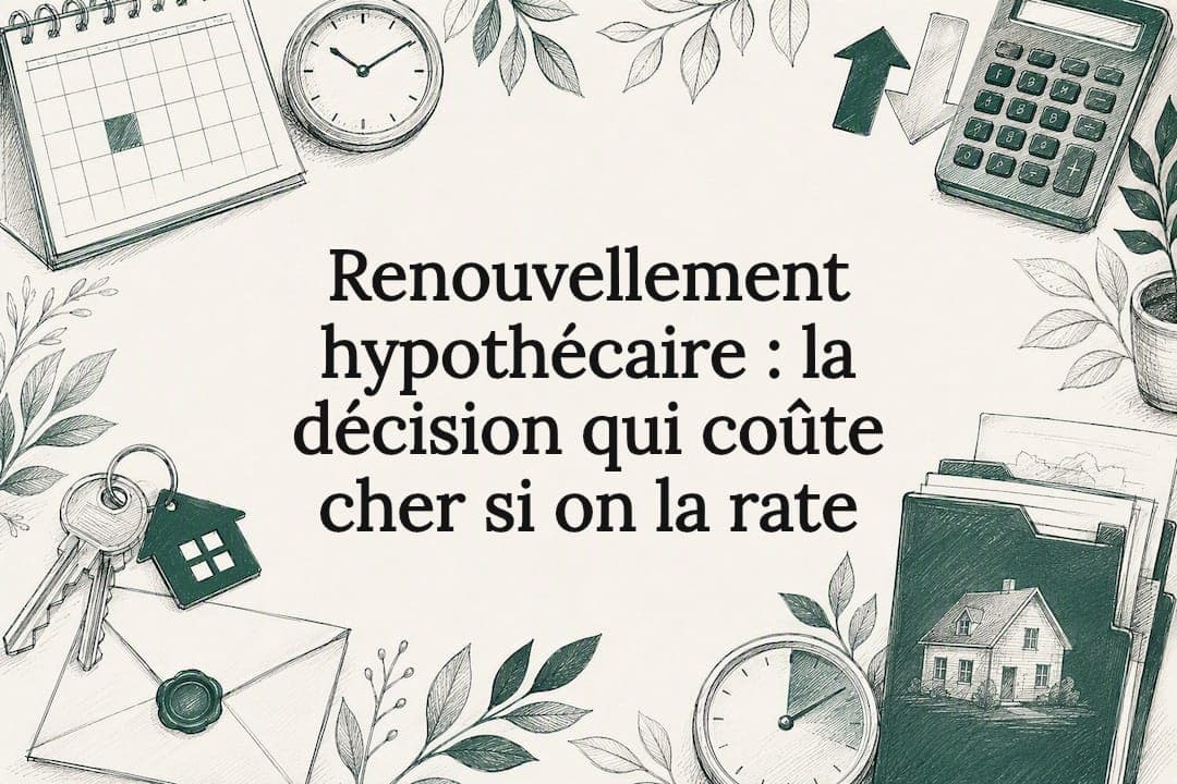 Renouvellement hypothécaire : la décision qui coûte cher si on la rate