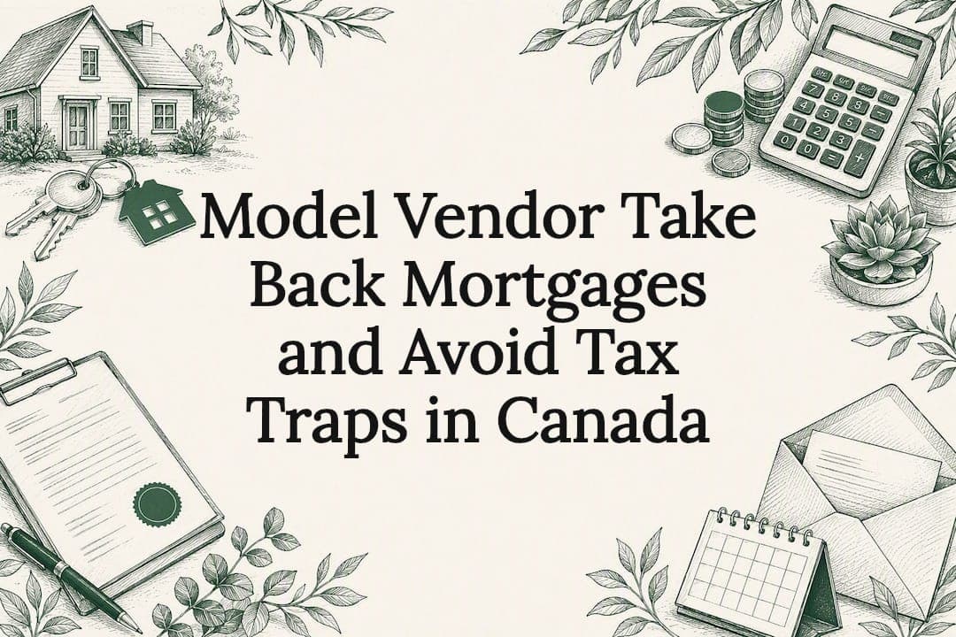 Model Vendor Take Back Mortgages and Avoid Tax Traps in Canada