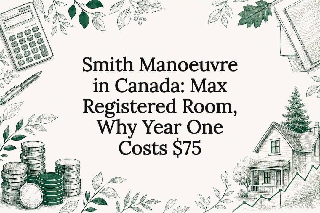 Smith Manoeuvre in Canada: Max Registered Room, Why Year One Costs $75